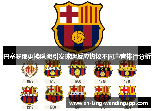 巴塞罗那更换队徽引发球迷反应热议不同声音排行分析